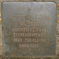 Stolperstein en memoria de Bertha Cohn