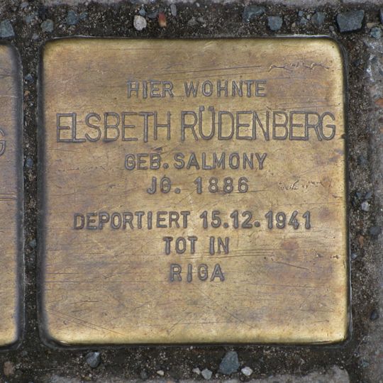 Stolperstein en memoria de Elsbeth Rüdenberg