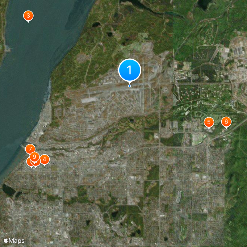 Joint Base Elmendorf-Richardson Map