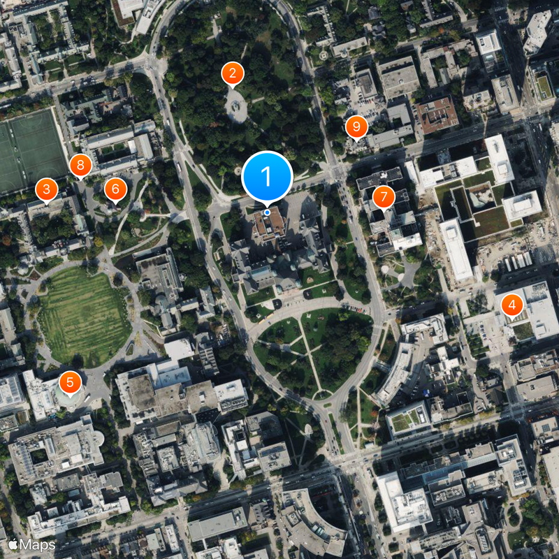 Wetgevende Vergadering van Ontario Kaart