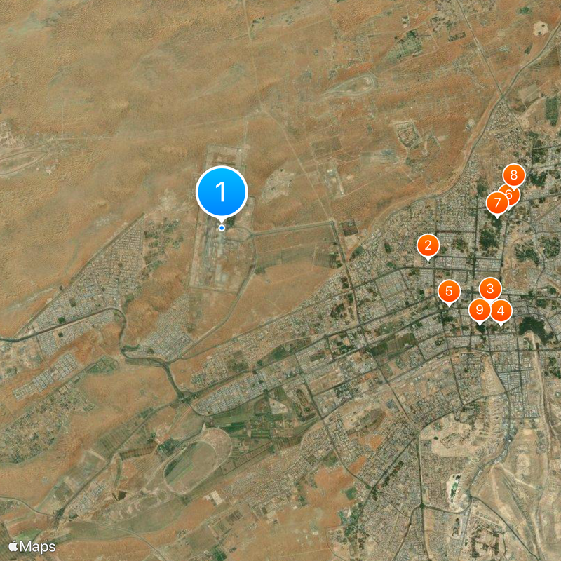 Al Ain International Airport Map