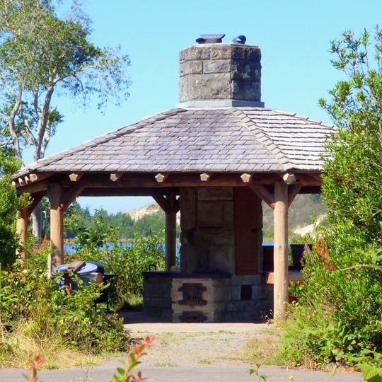 Jessie M. Honeyman Memorial State Park Hexagonal Kitchen Shelter