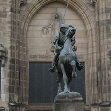 Galashiels, Equestrian Statue Of A Border Riever