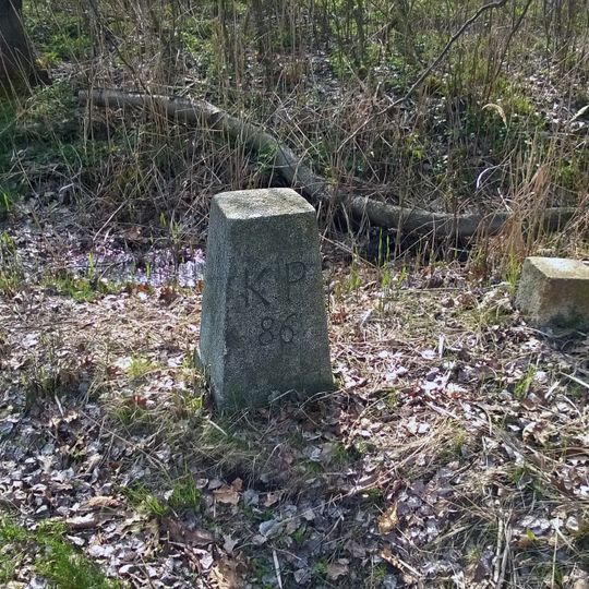 Sächsisch-Preußischer Grenzstein: Pilar Nr. 86