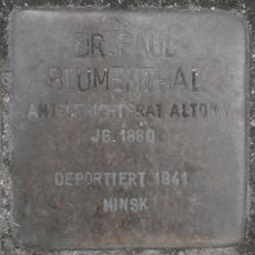 Stolperstein em memória de Paul Blumenthal