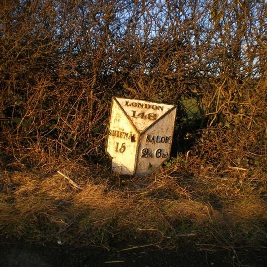 Milestone Approximately 10 Metres To North-West Of Emstrey Cottages