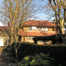 Villa in een door de Amerikaanse architect Frank Lloyd Wright beïnvloede stijl