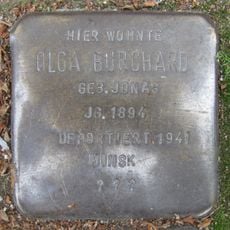 Stolperstein à la mémoire d’Olga Burchard