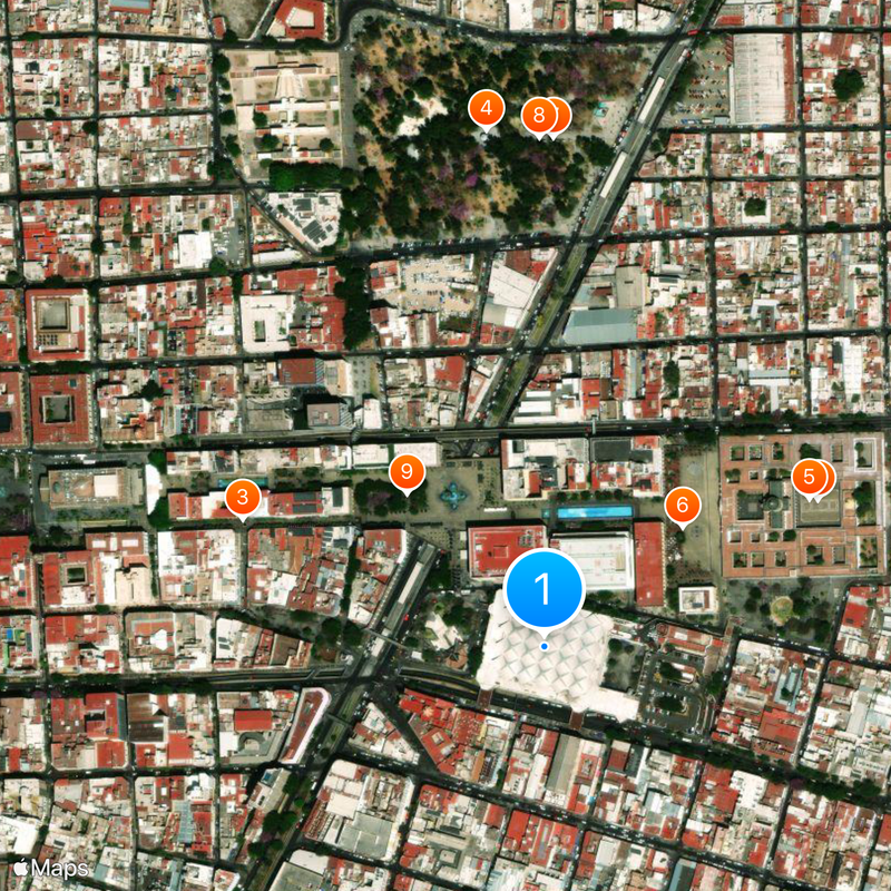 San Juan de Dios Market Map