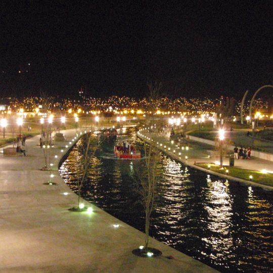 Santa Lucía riverwalk