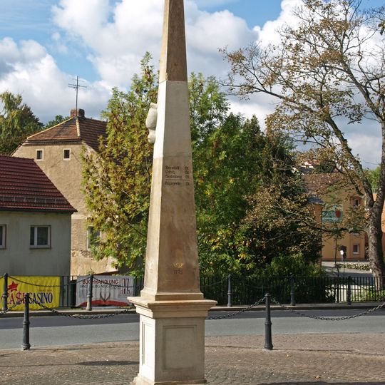 Polish-Saxon Post Milestone in Löbau