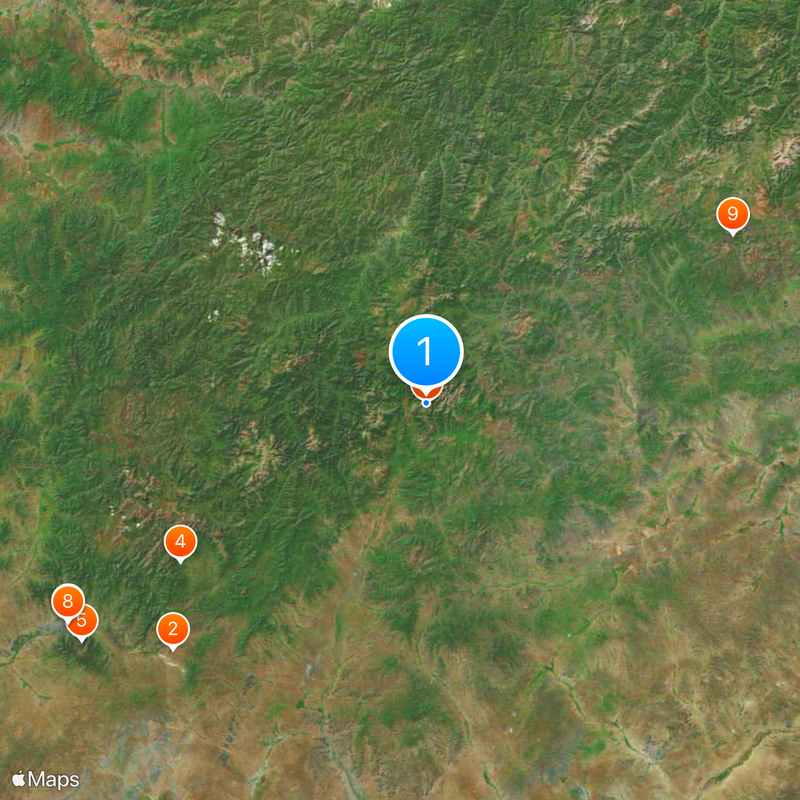 Tombe de Gengis Khan Carte