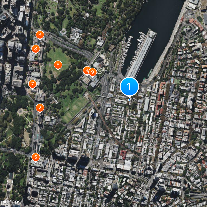 Woolloomooloo Map