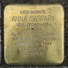 Stolperstein en memoria de Anna Caspary