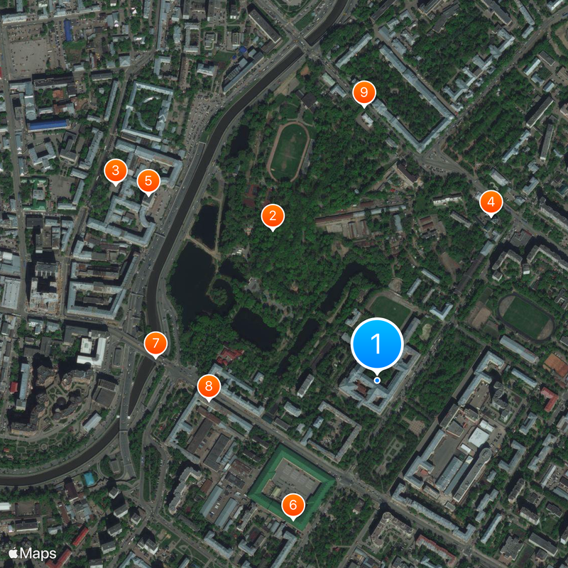 Catherine Palace Map