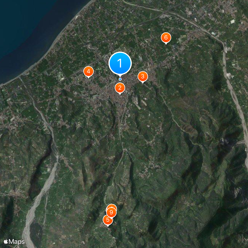 Barcellona Pozzo di Gotto Mapa