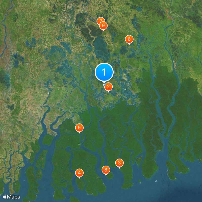 Satkhira District Map