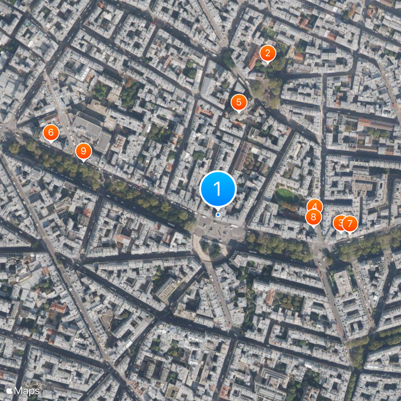 Bouillon Pigalle Map