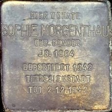 Stolperstein dedicated to Sophie Morgenthau geb. Bender