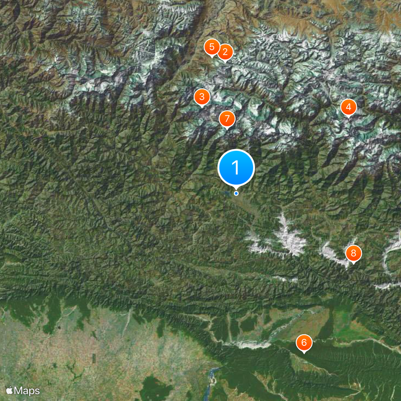 Gandaki Pradesh Mapa