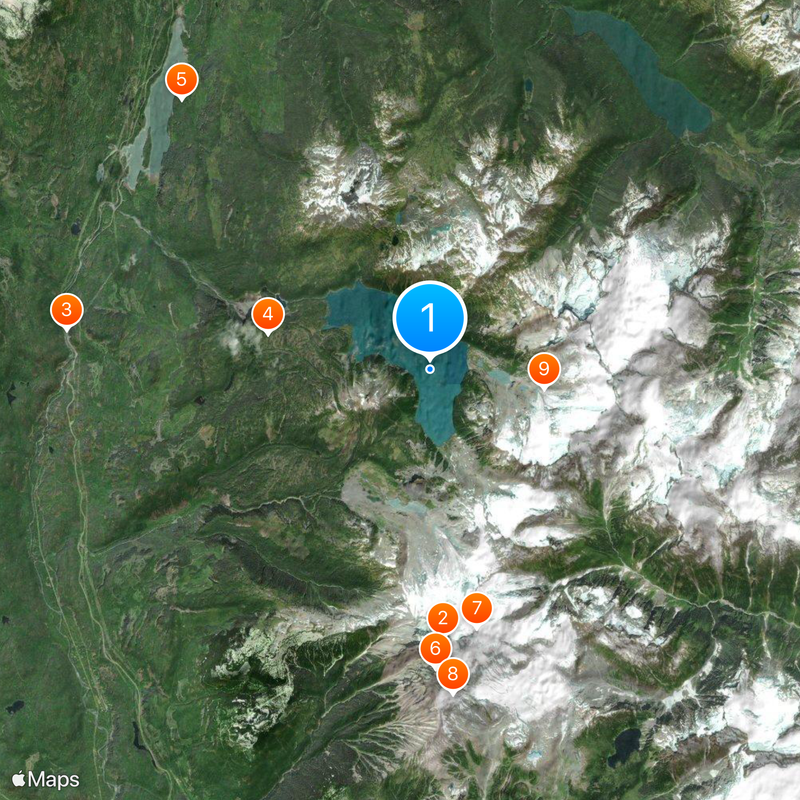 Garibaldi Lake Map
