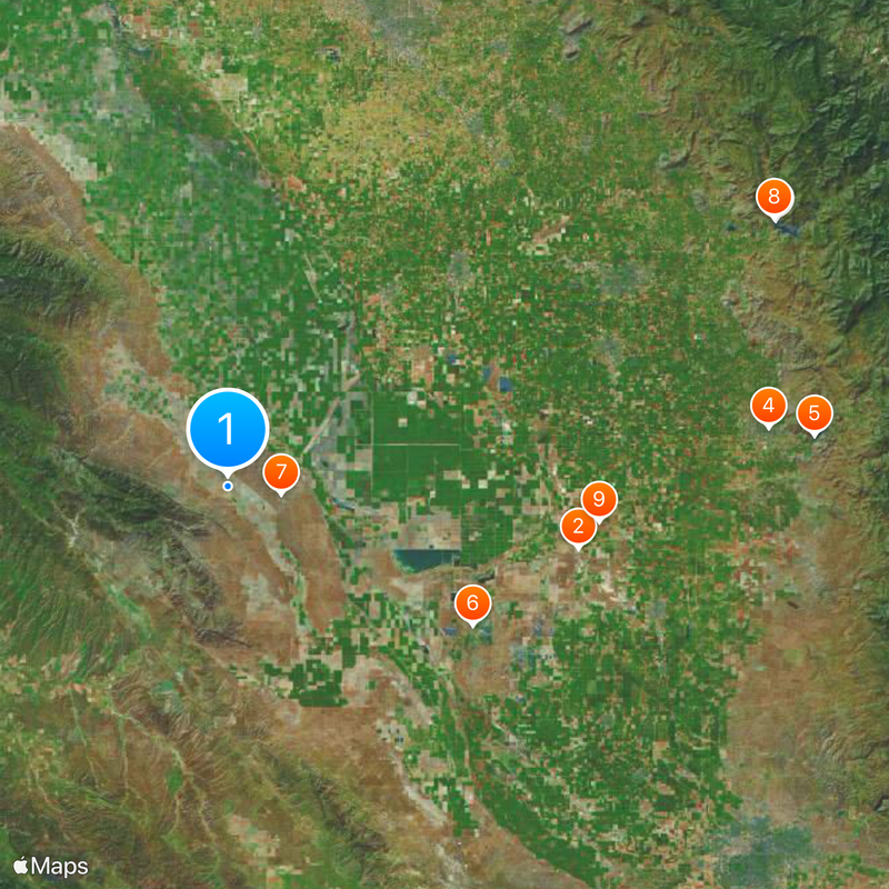 Avenal State Prison Mapa