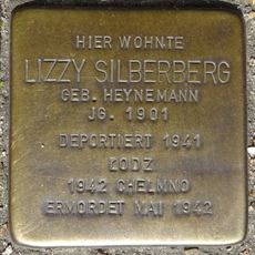 Stolperstein em memória de Lizzy Silberberg