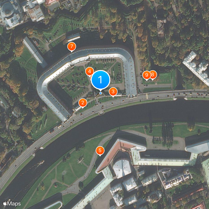 203 mm howitzer M1931 Map